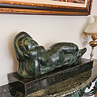 imagem do produto Escultura Guanabara em Bronze 40x90cm EBZ528 Arte e Identidade Brasileira