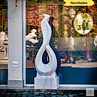 imagem do produto Escultura Harmonia em Espiral M�rmore Branco 150cm - EMP726 Design Contempor�neo