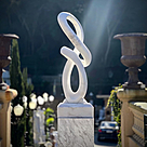 imagem do produto Escultura Harmonia Real M�rmore Branco 120cm - EMP733 Eleg�ncia e Sofistica��o