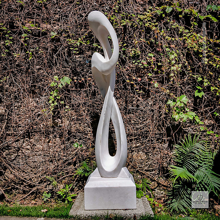 imagem do produto Escultura Harmonia Real M�rmore Branco 120cm - EMP735 Pe�a Escultural Contempor�nea