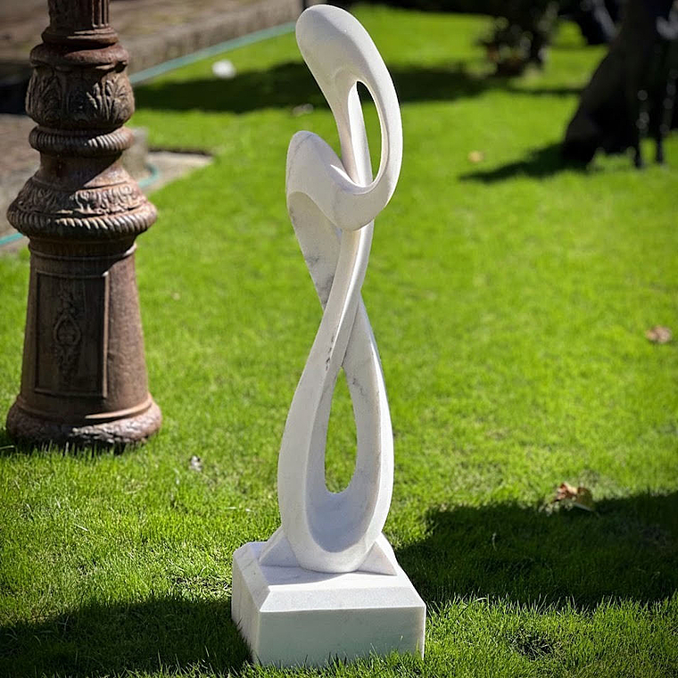 imagem do produto Escultura Harmonia Real M�rmore Branco 120cm - EMP735 Pe�a Escultural Contempor�nea