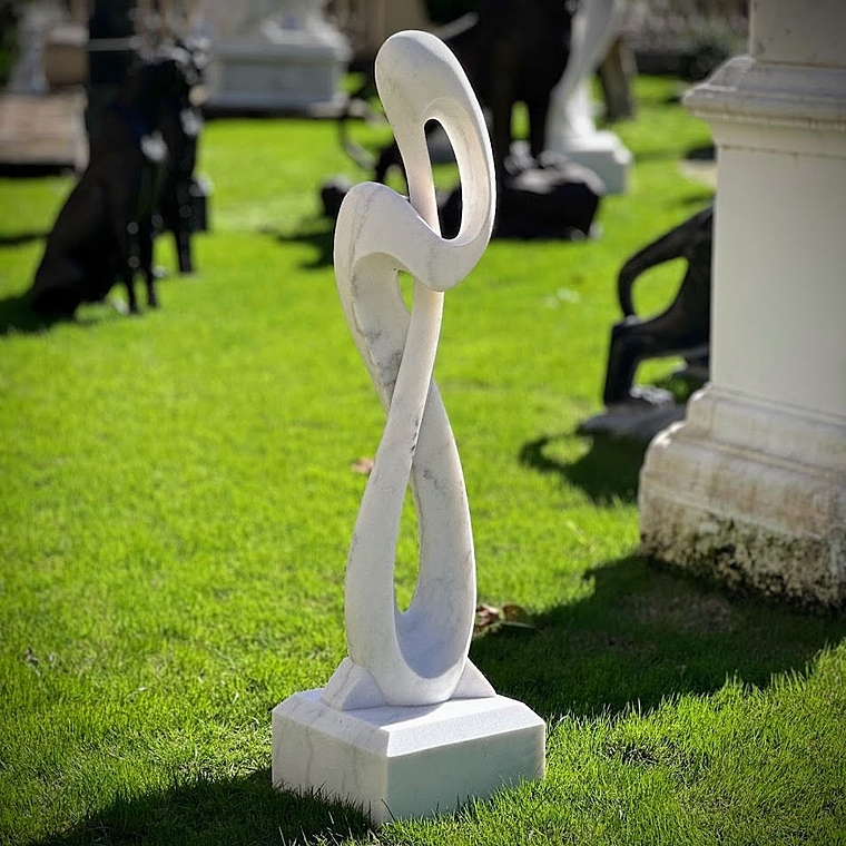imagem do produto Escultura Harmonia Real M�rmore Branco 120cm - EMP735 Pe�a Escultural Contempor�nea