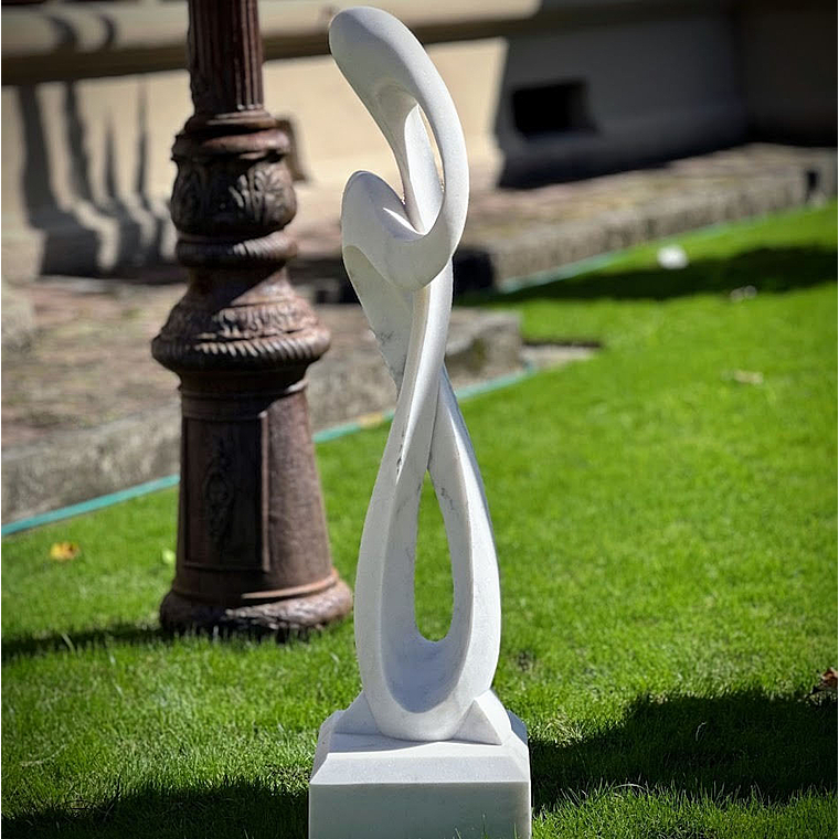 imagem do produto Escultura Harmonia Real M�rmore Branco 120cm - EMP735 Pe�a Escultural Contempor�nea