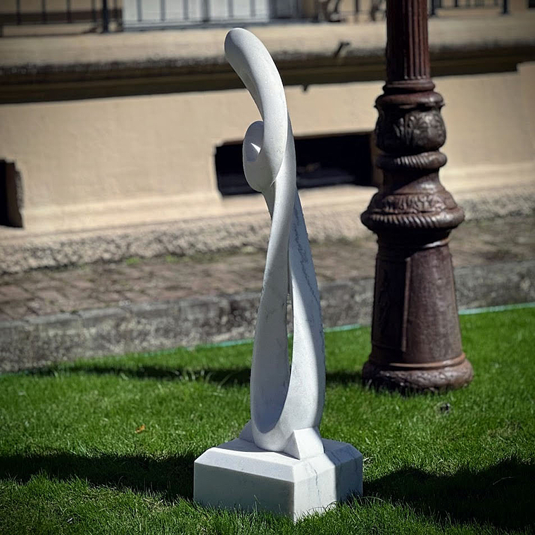 imagem do produto Escultura Harmonia Real M�rmore Branco 120cm - EMP735 Pe�a Escultural Contempor�nea