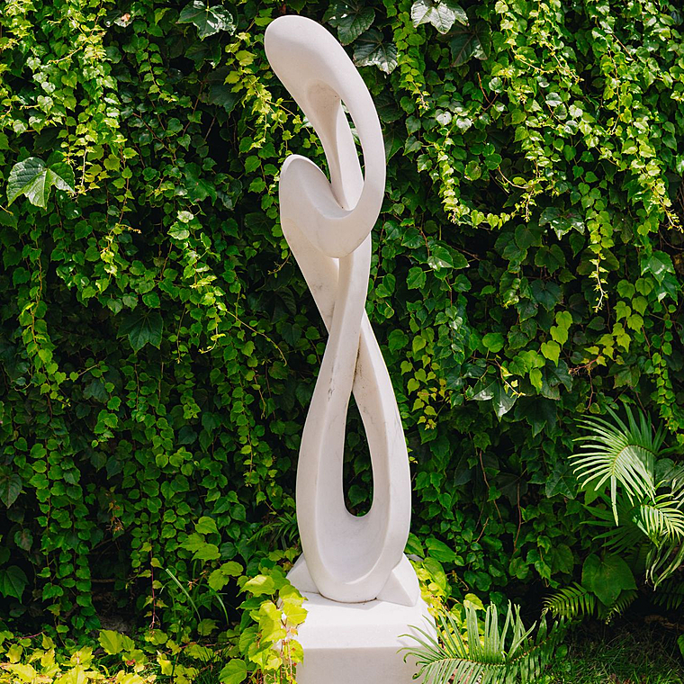 imagem do produto Escultura Harmonia Real M�rmore Branco 120cm - EMP735 Pe�a Escultural Contempor�nea
