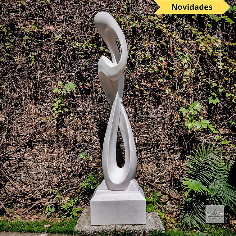 imagem do produto Escultura Harmonia Real M�rmore Branco 120cm - EMP735 Pe�a Escultural Contempor�nea