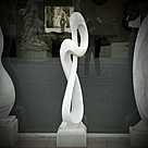 imagem do produto Escultura Harmonia Real M�rmore Branco 160cm - EMP736 Eleg�ncia para paisagismo