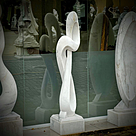 imagem do produto Escultura Harmonia Real M�rmore Branco 160cm - EMP736 Eleg�ncia para paisagismo
