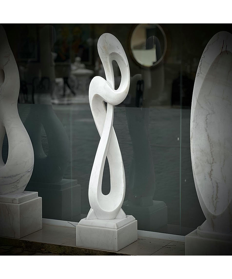 imagem do produto Escultura Harmonia Real M�rmore Branco 160cm - EMP736