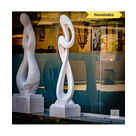 imagem do produto Escultura Harmonia Real M�rmore Branco 160cm - EMP736