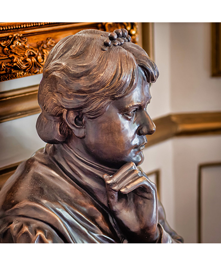 imagem do produto Escultura Helena Blavatsky em Bronze 90cm - BBZ076