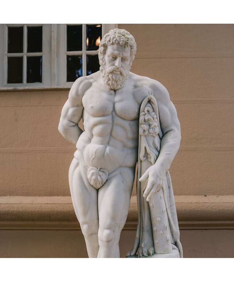 imagem do produto Escultura H�rcules em M�rmore 160cm - EMP519 For�a e Hero�smo Cl�ssico