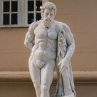 imagem do produto Escultura H�rcules em M�rmore 160cm - EMP519 For�a e Hero�smo Cl�ssico