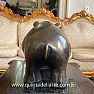 imagem do produto Escultura Hipop�tamo de Bronze 41cm - EBZ524