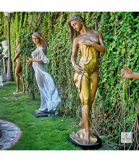 imagem de Escultura II Bagno em Bronze 166cm - EBZ626 Elegância e Destaque no Paisagismo