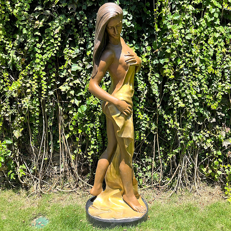 imagem do produto Escultura II Bagno em Bronze 166cm - EBZ626 Eleg�ncia e Destaque no Paisagismo