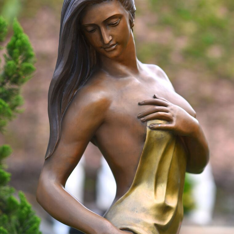 imagem do produto Escultura II Bagno em Bronze 166cm - EBZ626 Eleg�ncia e Destaque no Paisagismo