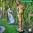imagem do produto Escultura II Bagno em Bronze 166cm - EBZ626 Eleg�ncia e Destaque no Paisagismo