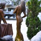 imagem do produto Escultura II Bagno em Bronze 166cm - EBZ626 Eleg�ncia e Destaque no Paisagismo