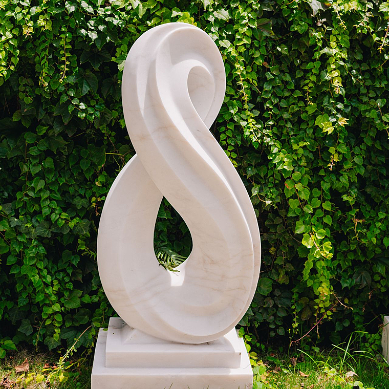 imagem do produto Escultura Infinito M�rmore Branco 130cm - EMP731 Eleg�ncia Atemporal