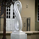 imagem do produto Escultura Infinito M�rmore Branco 130cm - EMP731 Eleg�ncia Atemporal