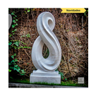 imagem do produto Escultura Infinito M�rmore Branco 130cm - EMP731