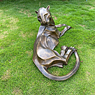 imagem do produto Escultura Jaguar Deitado 53cm EBZ568D Eleg�ncia e Presen�a
