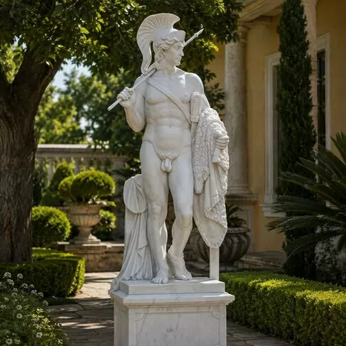 imagem de Escultura Jasão e o Velo de Ouro 240cm - EMP502 Mitologia e Elegância Clássica