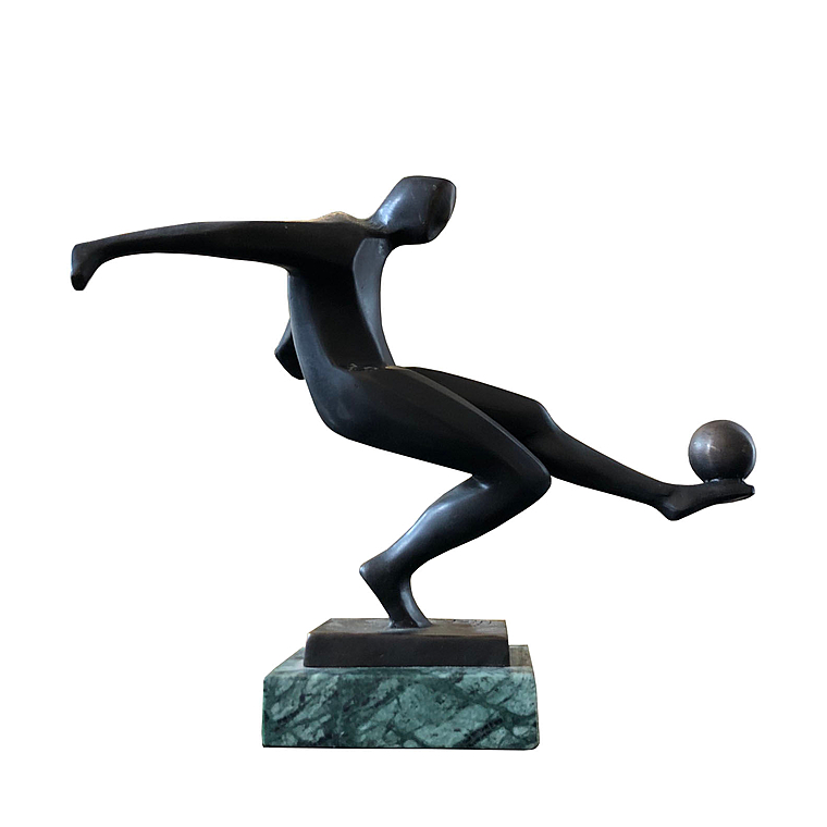 imagem do produto Escultura Jogador by Nick em Bronze 18cm EBZ323 Movimento e Arte
