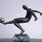 imagem do produto Escultura Jogador by Nick em Bronze 18cm EBZ323 Movimento e Arte