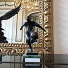 imagem do produto Escultura Jogador by Nick em Bronze 18cm EBZ323 Movimento e Arte
