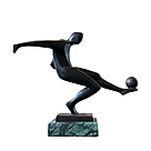 imagem do produto Escultura Jogador by Nick em Bronze 18cm EBZ323 Movimento e Arte