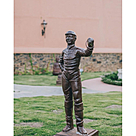 imagem do produto Escultura J�quei de Ferro Fundido 115cm - VRF115 Arte e Movimento Cl�ssico