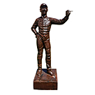 imagem do produto Escultura J�quei de Ferro Fundido 115cm - VRF115 Arte e Movimento Cl�ssico