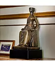 imagem do produto Escultura Justi�a em Bronze 59cm EBZ536 Simbolismo e Eleg�ncia