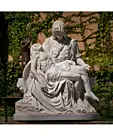 imagem do produto Escultura L� Piet� em M�rmore 140cm - IMP342 Emo��o e Arte Sacra