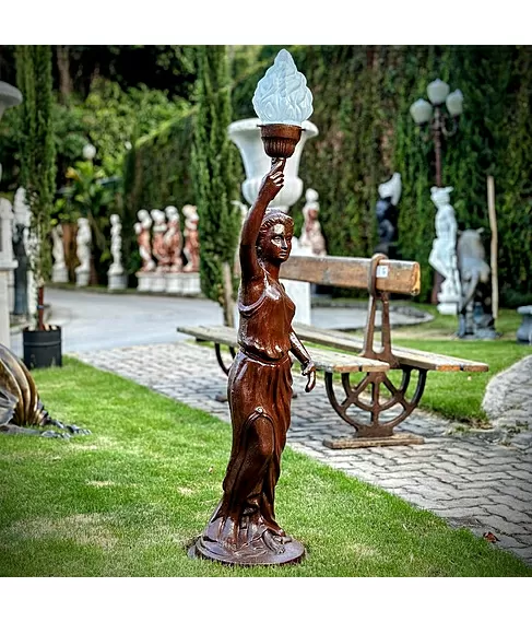 imagem de Escultura Lady Luminária 125cm - EF239D