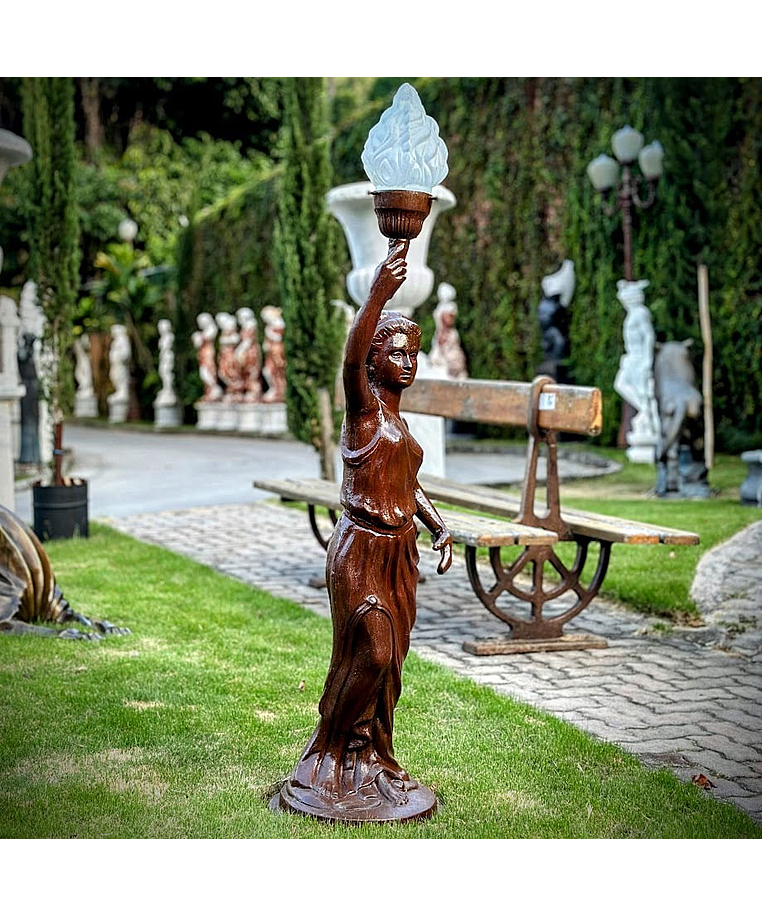 imagem do produto Escultura Lady Lumin�ria 125cm - EF239D