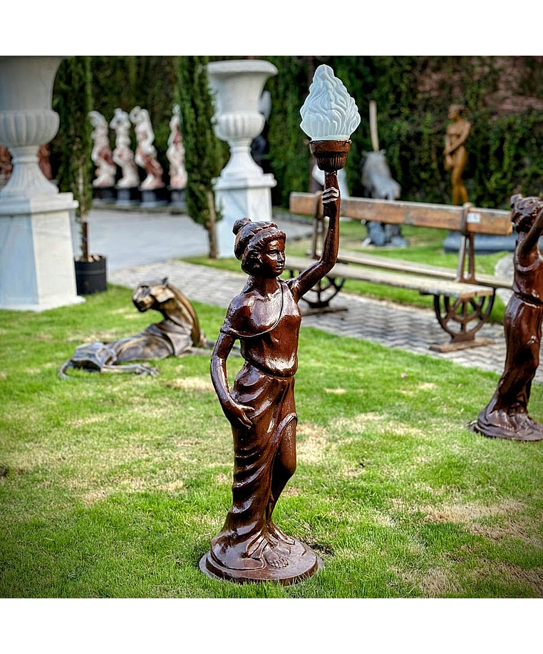 imagem do produto Escultura Lady Lumin�ria 125cm - EF239E