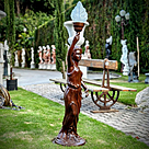 imagem do produto Escultura Lady Lumin�ria em Ferro Fundido 125cm - EF239D Eleg�ncia e Funcionalidade