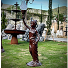 imagem do produto Escultura Lady Lumin�ria em Ferro Fundido 125cm - EF239D Eleg�ncia e Funcionalidade