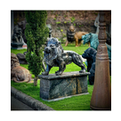 imagem do produto Escultura Le�o Andando M�rmore Black 100cm - EMP243