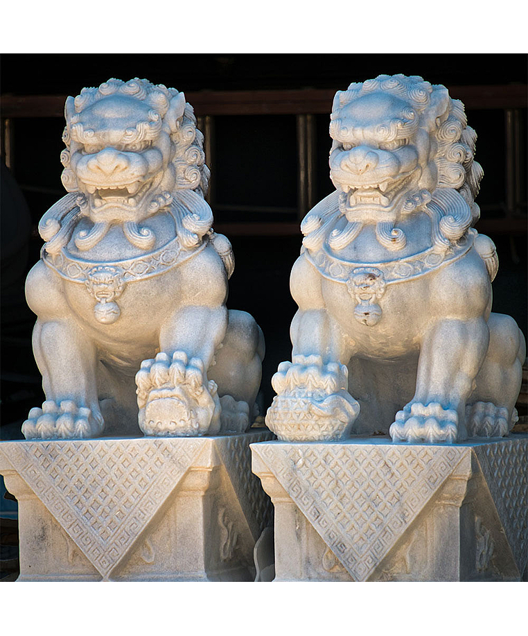 imagem do produto Escultura Le�o Chin�s 100cm - EMP493