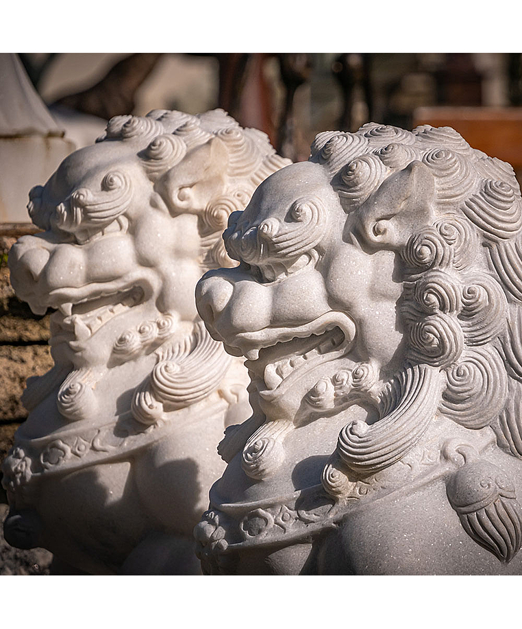 imagem do produto Escultura Le�o Chin�s 100cm - EMP493