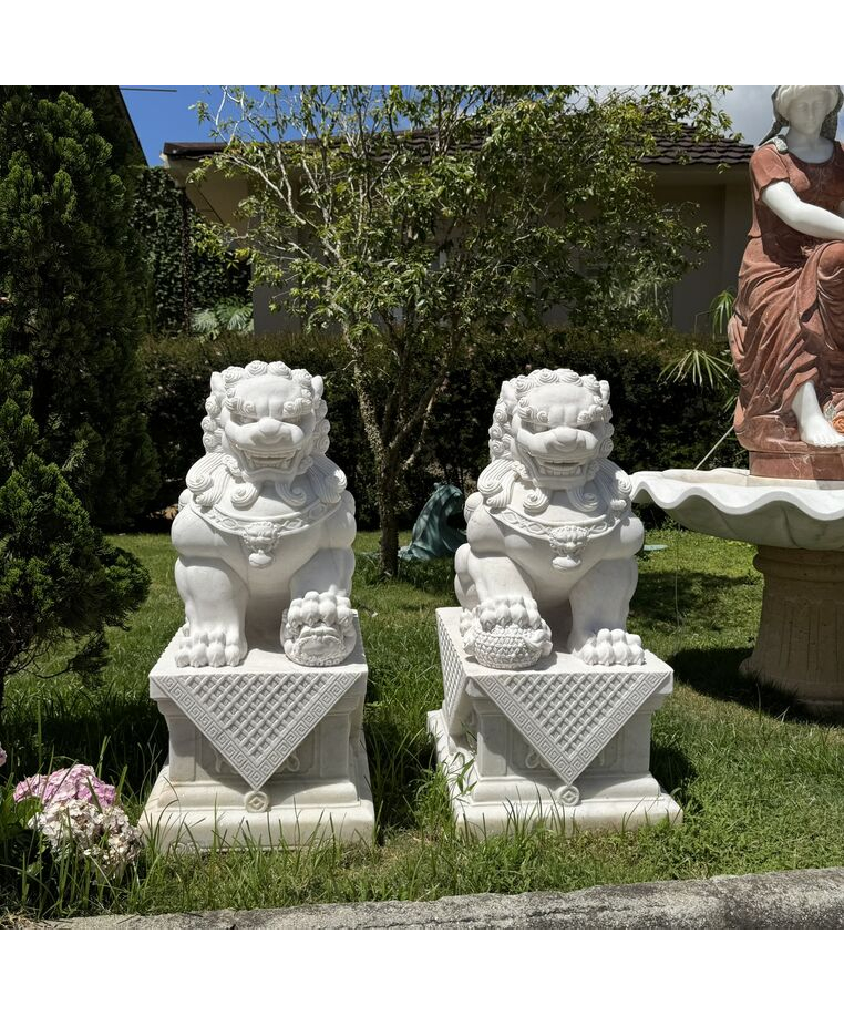 imagem do produto Escultura Le�o Chin�s 100cm - EMP493