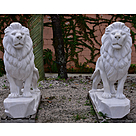 imagem do produto Escultura Le�o da Montanha Branco 140cm EMP270 For�a e Eleg�ncia Natural