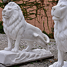 imagem do produto Escultura Le�o da Montanha Branco 140cm EMP270 For�a e Eleg�ncia Natural