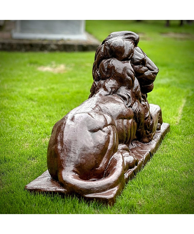 imagem do produto Escultura Le�o de Ferro Fundido 73cm - VRF029D