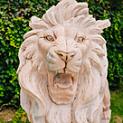 imagem do produto Escultura Le�o em M�rmore Rosa 145cm - EMP449E Presen�a Sofisticada