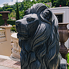 imagem do produto Escultura Le�o Majestoso em M�rmore Preto 170cm - EMP770D Projetos de Alto Padr�o